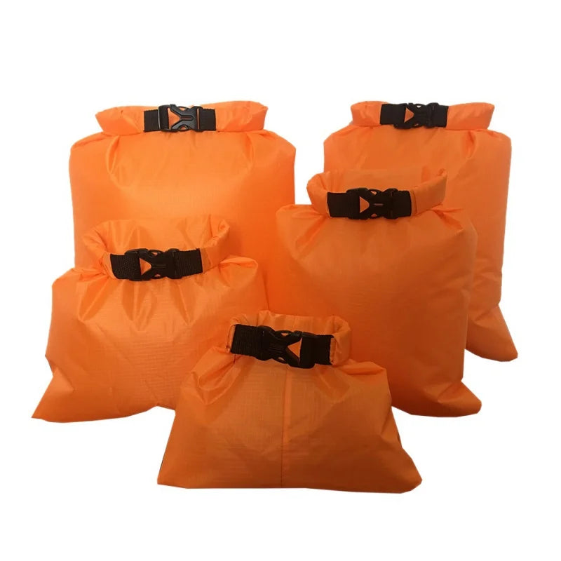 Waterproof Dry Bags Set of 5 - Multi-Purpose Storage Sacks for Camping, Hiking, Swimming, Kayaking, Rafting & Outdoor Adventures