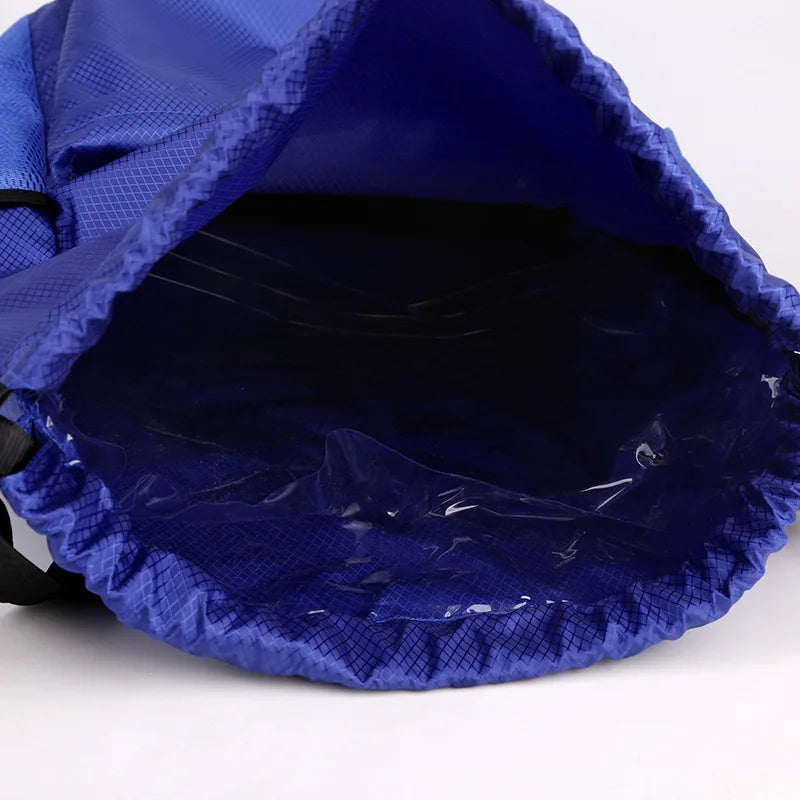 Large Capacity Drawstring Backpack - Sports String Bag for Gym, Swim & Beach - Women & Men