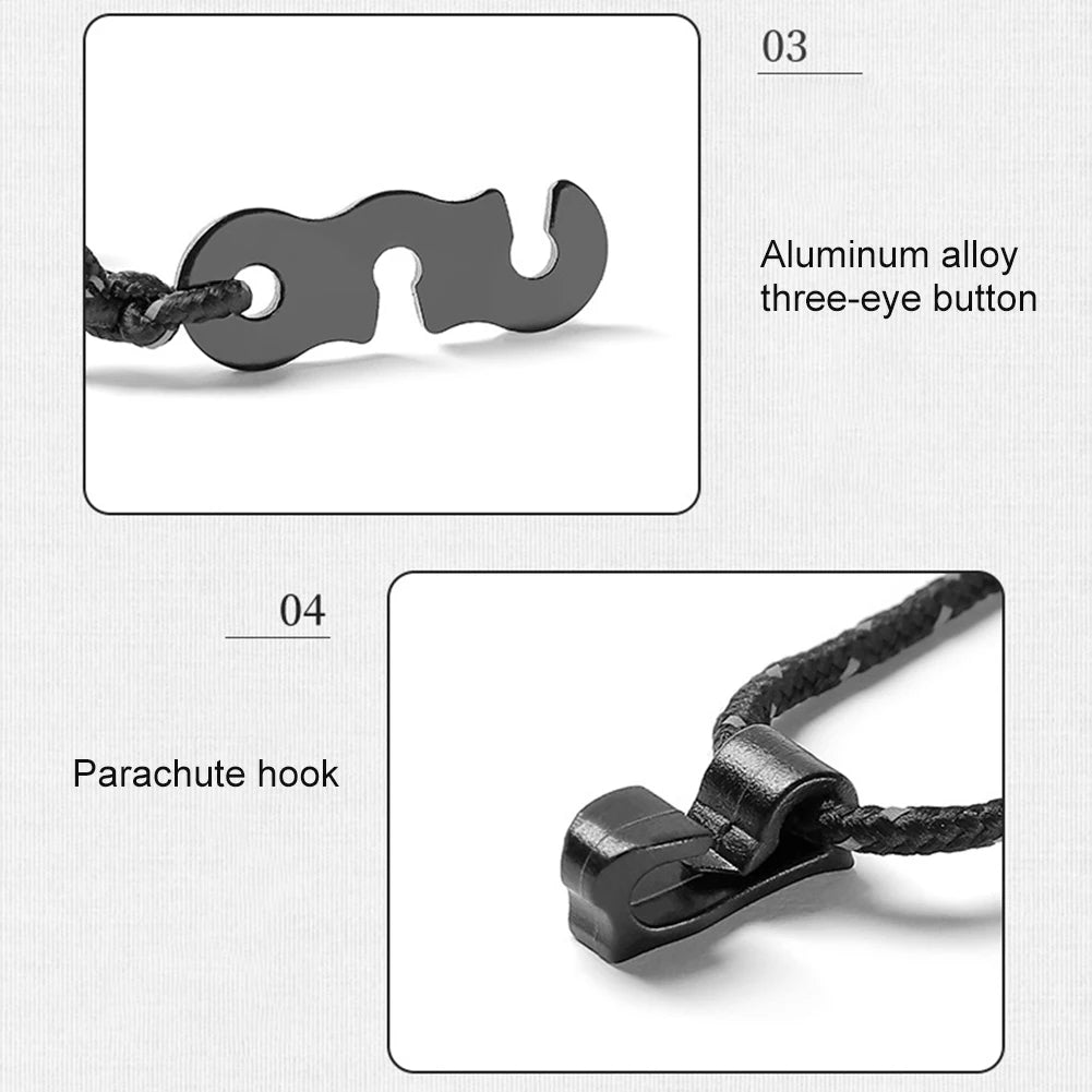 Windproof Elastic Travel Clothesline 3M with 12 Clips - Portable Stretch Laundry Line for Camping, Hotel, Trip & Cruise