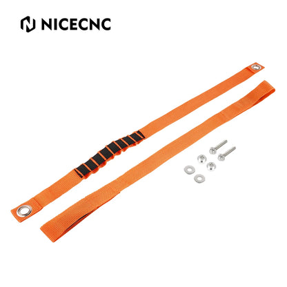 NICECNC Front & Rear Fender Pull Strap Support Belt for KTM SX/SXF 125-500 (2019-2022) | EXC/EXCF/XC/XCF/XCW TPI 125-500 (2023)