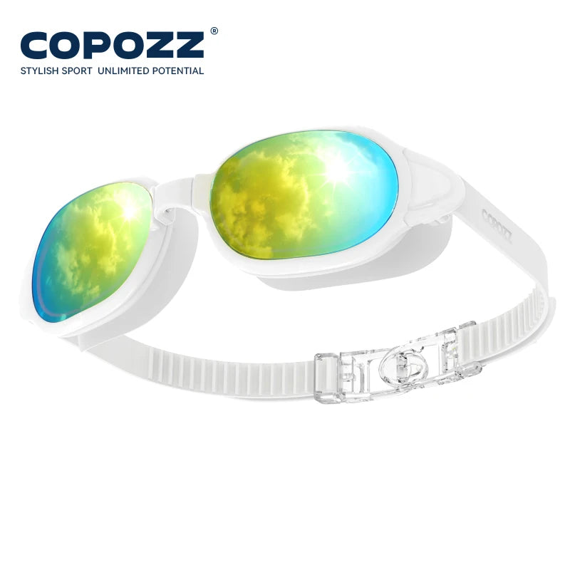 Prescription Swimming Goggles with Anti-Fog UV Protection - Myopia Diopter Swim Eyewear