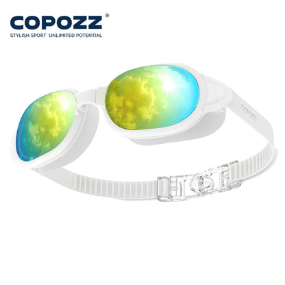Prescription Swimming Goggles with Anti-Fog UV Protection - Myopia Diopter Swim Eyewear