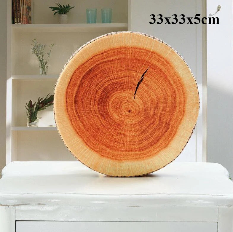 Japanese-style Circular Memory Foam Cushion, Tatami Knitted Cotton Chair Cushion, Office Chair Round Pillow
