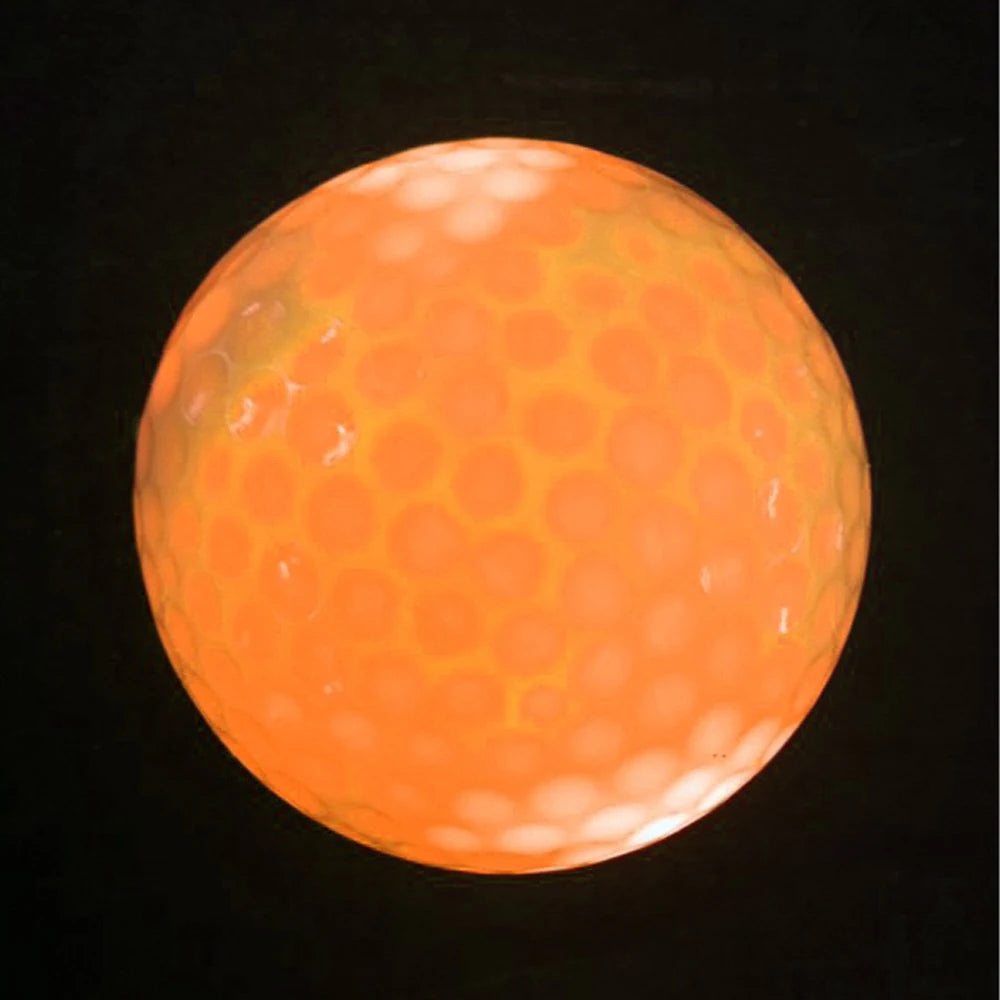 LED Golf Balls - 5 Pack Glow in the Dark Night Training Balls (Blue, Orange, Red, White, Green, Pink)