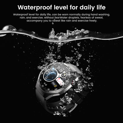 2025 Smart Watch - AMOLED Screen with GPS, Heart Rate, Bluetooth Calls & Waterproof for Android & iOS