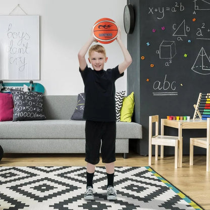 Silent Basketball - Size 7 (18cm) Low-Noise Indoor Training Ball with High Elasticity for Quiet Practice