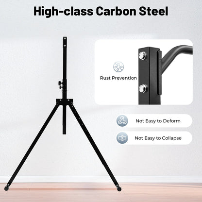 Adjustable Height Pull-Up Bar - Triangular Gymnastics Practice Station for Home Gym Strength Training
