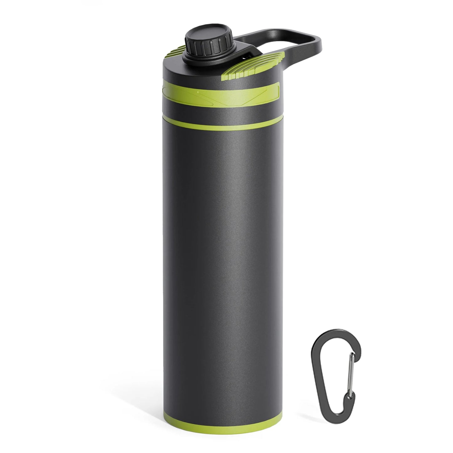 Ultra-Fine Portable Water Filter Bottle - Outdoor Water Purifier for Hiking, Camping & Travel by Clearly Filtered