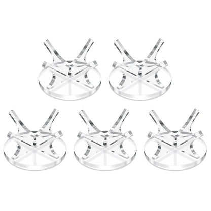 Premium Acrylic Ball Display Stand - Clear Multi-Function Holder for Baseball, Golf, Softball, Tennis & Basketball Spheres