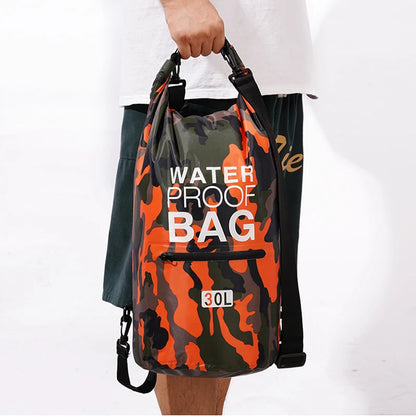 Waterproof Dry Bag Backpack - 30L/15L with Wet Separation Pocket for Kayaking, Boating, Swimming & Outdoor Sports