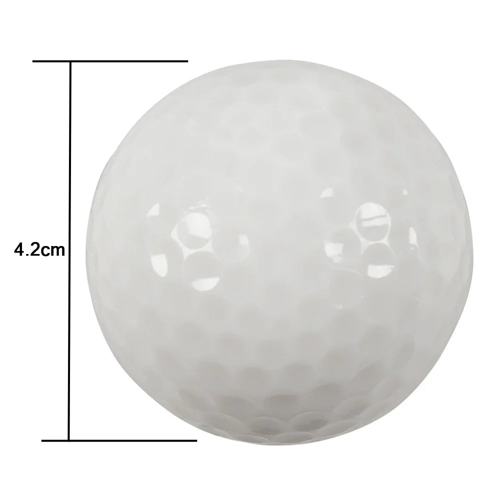 Luminous Golf Balls - 6-Pack Glow in the Dark Fluorescent Balls for Night Training and Practice