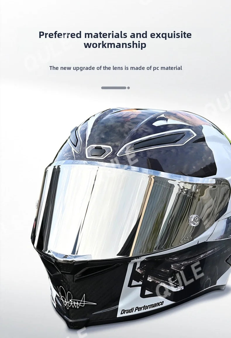 AGV Pista GP R / GP RR / Corsa R Motorcycle Helmet Visor - Full Face Shield Replacement Lens with Case