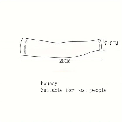 10 Pairs Summer Cycling Ice Silk Arm Sleeves - UV Protection Cooling Arm Covers for Running & Outdoor Sports - Fingerless Unisex