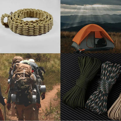 7-Core Paracord Rope 550 – 4mm Outdoor Survival & Camping Rope (50M / 100M)