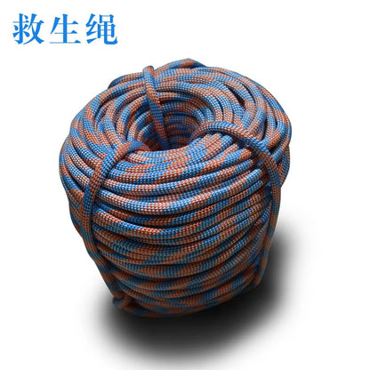 Thickened Mountaineering Safety Rope - Multi-Purpose Life Rope for Climbing, Fire Escape, and Outdoor Adventures