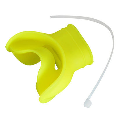 Premium Silicone Scuba Diving Mouthpiece - Comfortable Regulator Cover with Octopus Holder Retainers
