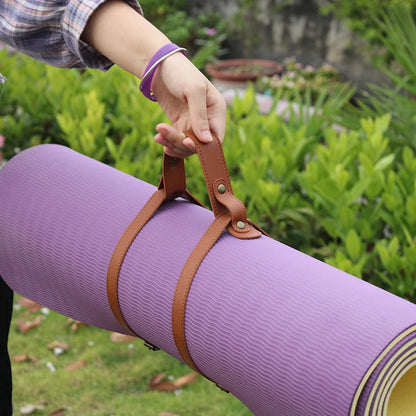 Adjustable Yoga Mat Carrier Straps - Slim Panda Yoga Mat Sling for Easy Carrying (Mat Not Included)