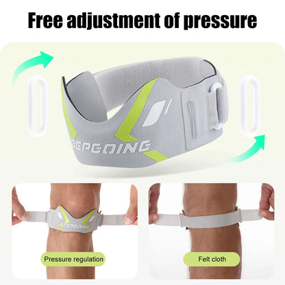 Patella Knee Strap Band - Knee Pain Support & Stabilizer Brace with Ergonomic Tendon Pad