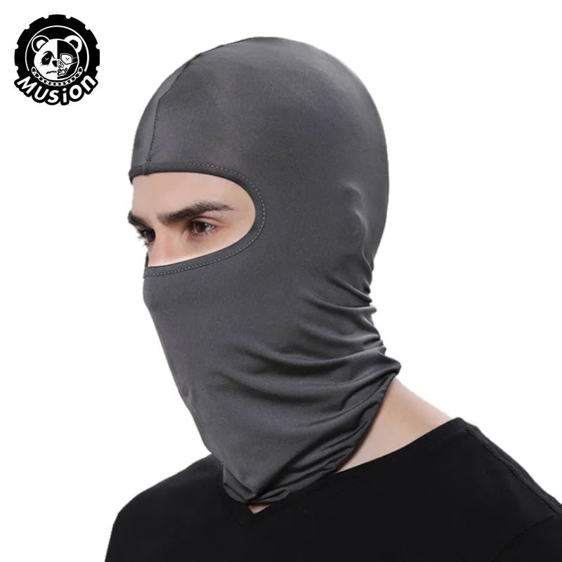 Breathable Mesh Motorcycle Balaclava - Full Face Sun Protection Mask for Cycling, Airsoft & Bicycle