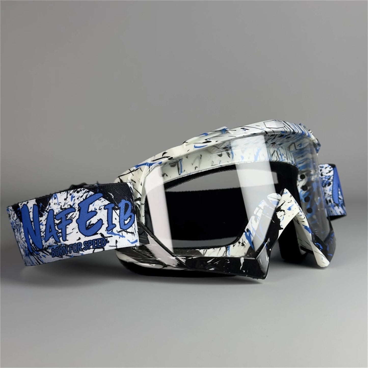 Premium UV400 Motocross Goggles - Dustproof ATV Dirt Bike Racing Glasses for Men, Women, Youth & Kids | MX Skiing Eyewear