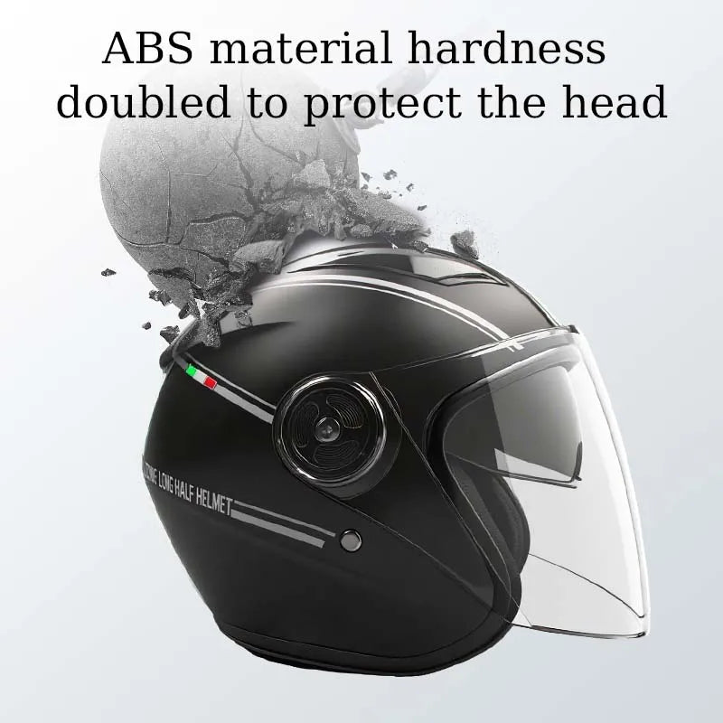 Full Face Modular Flip-Up Motorcycle Helmet - Dual Visor Anti-Fog Design for Men & Women (4 Colors)