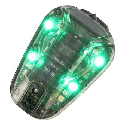 Tactical Helmet Light - Multi-Function IR Strobe Signal Lamp with Velcro Mount