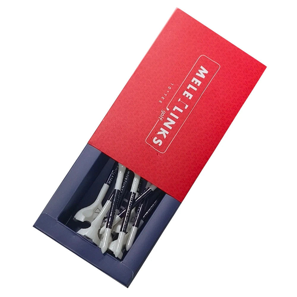 Premium Golf Tees - 10° Diagonal Rhombic Design with Speed Enhancement Technology (Includes Gift Box)