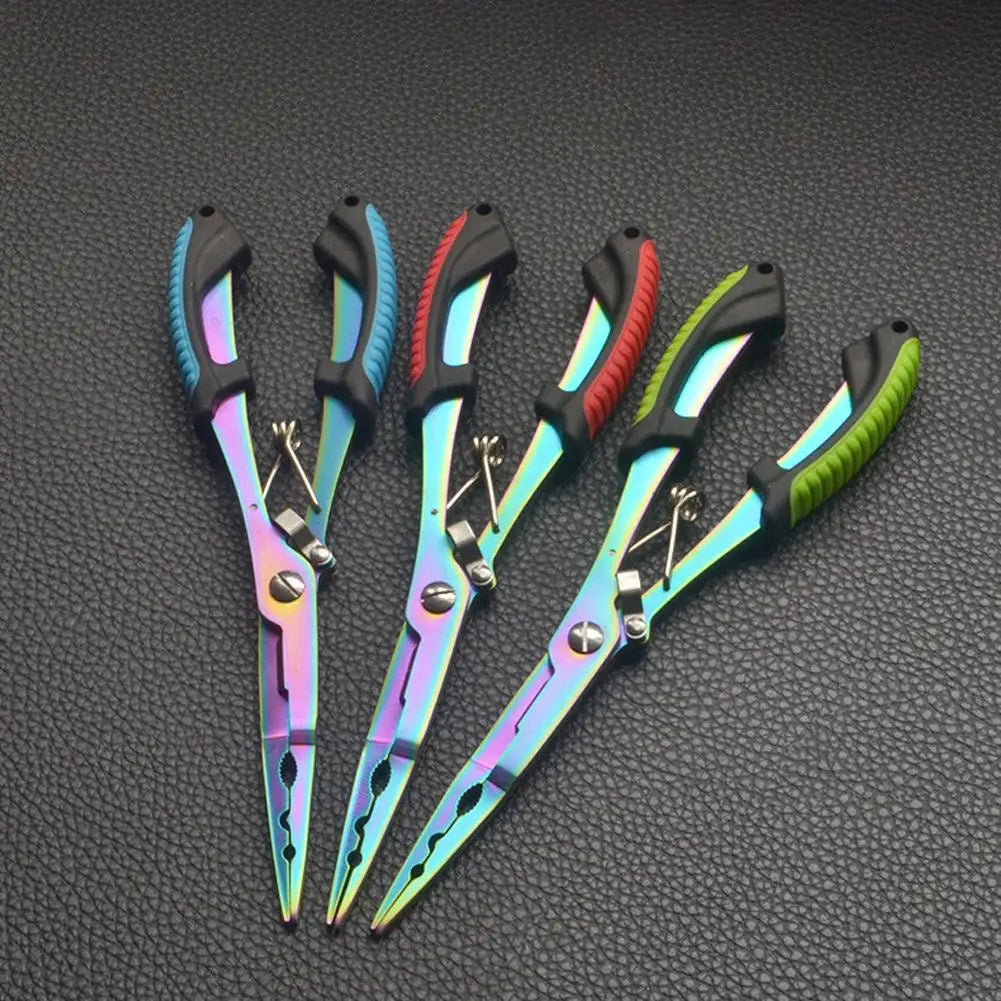 Ergonomic Fishing Pliers - Anti-Slip High-Strength Multifunctional Tool for Cutting Line and Tying Hooks