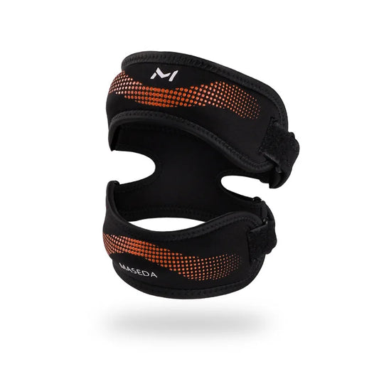 Upgraded Sports Knee Pads - Double Patella Straps, Anti-Slip Silicone, Adjustable & Shock-Absorbing