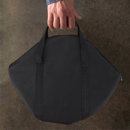 Waterproof Baking Pan Carrying Case with Anti-Scald Wood Handle - BBQ Grilling Skillet Storage Bag