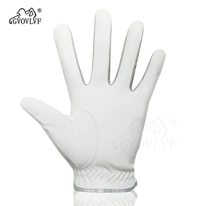 Men's Golf Glove - Soft Breathable Fabric with Magnetic Ball Marker, Comfortable Fit, Replaceable Marker for Golfers (1 Piece)