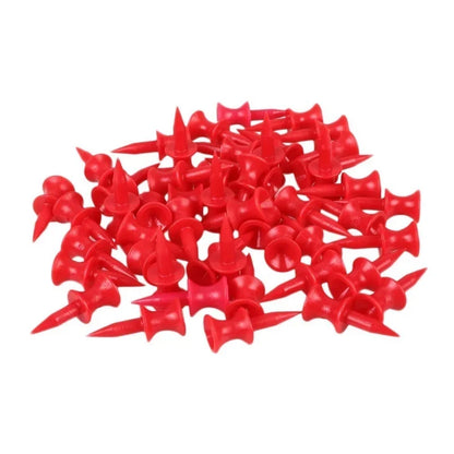 Premium Plastic Golf Tees - 50 Pack, 30mm Height