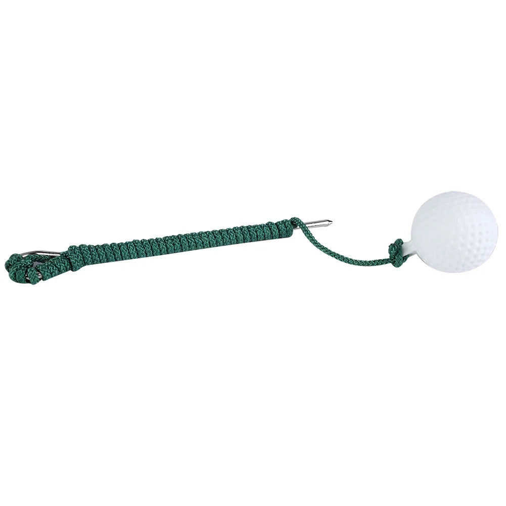 Golf Swing Training Aid - Portable Practice Rope Ball with Airflow Design