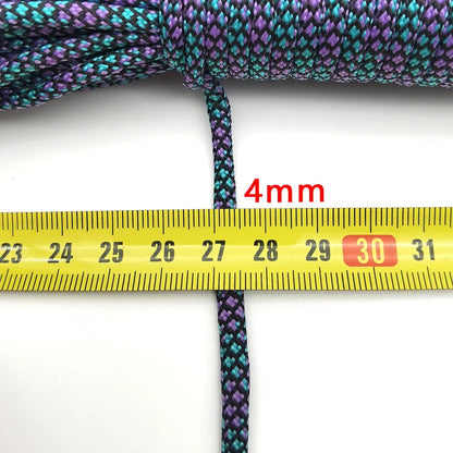 7-Strand Paracord Survival Rope - 5m x 4mm for Camping, Climbing, and Outdoor Adventures