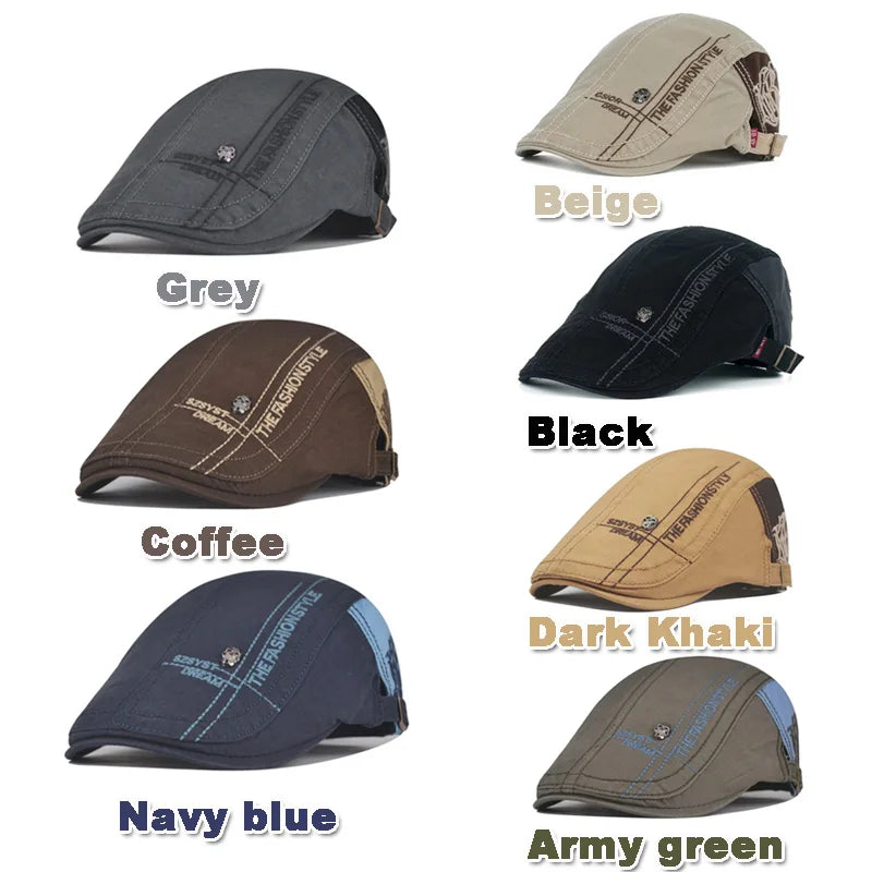 Sun Shade Newsboy Beret Cap - Leisure Style