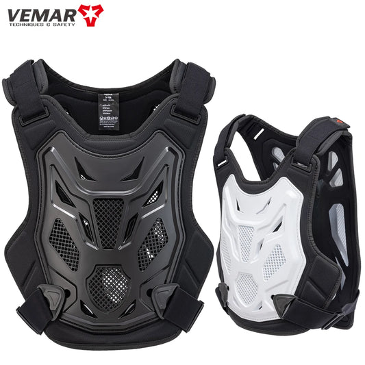 All-Season Motorcycle Armor Vest - PE Shell Body Protection for Motocross, Dirt Bike & MTB - Men & Women