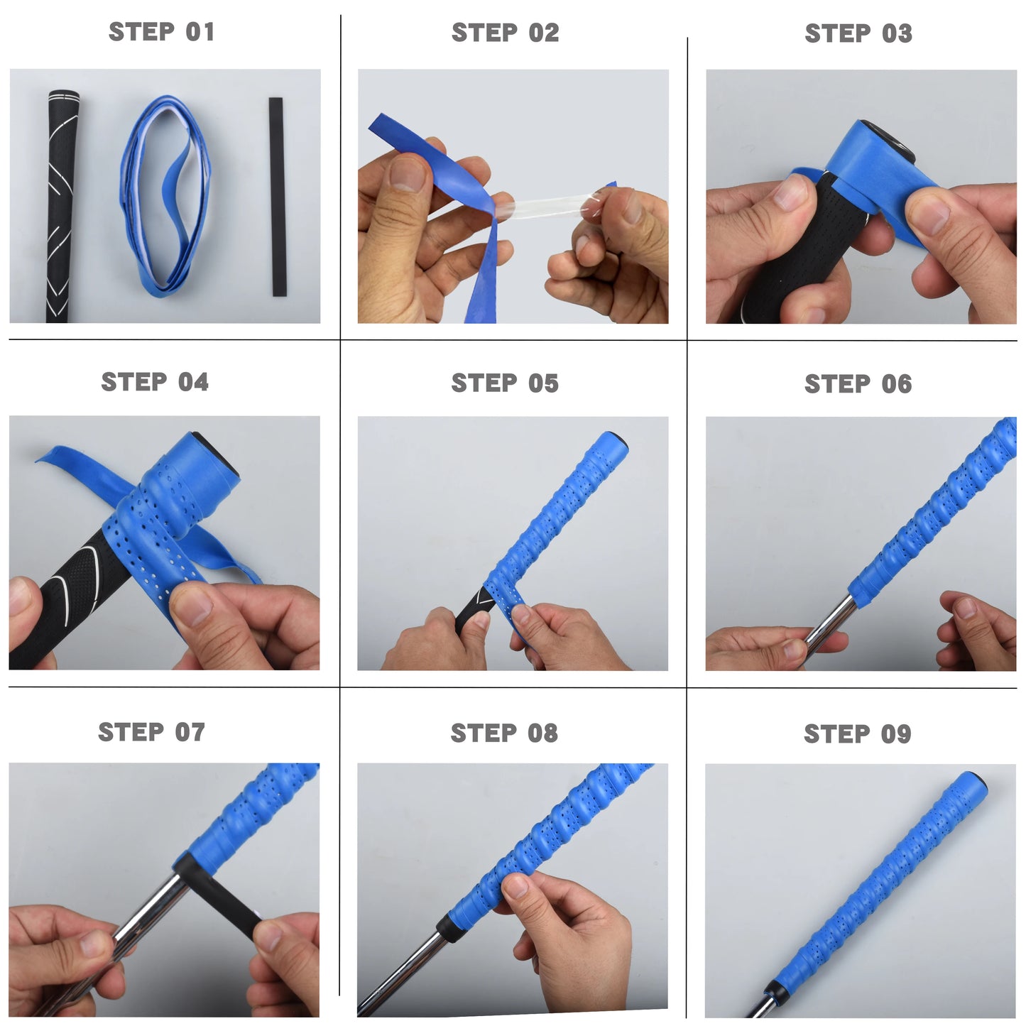 Premium Golf Grip Tape - Non-Slip PU Club Grip Wrap with Sweat-Proof Technology - Universal Fit for Drivers, Irons & Putters