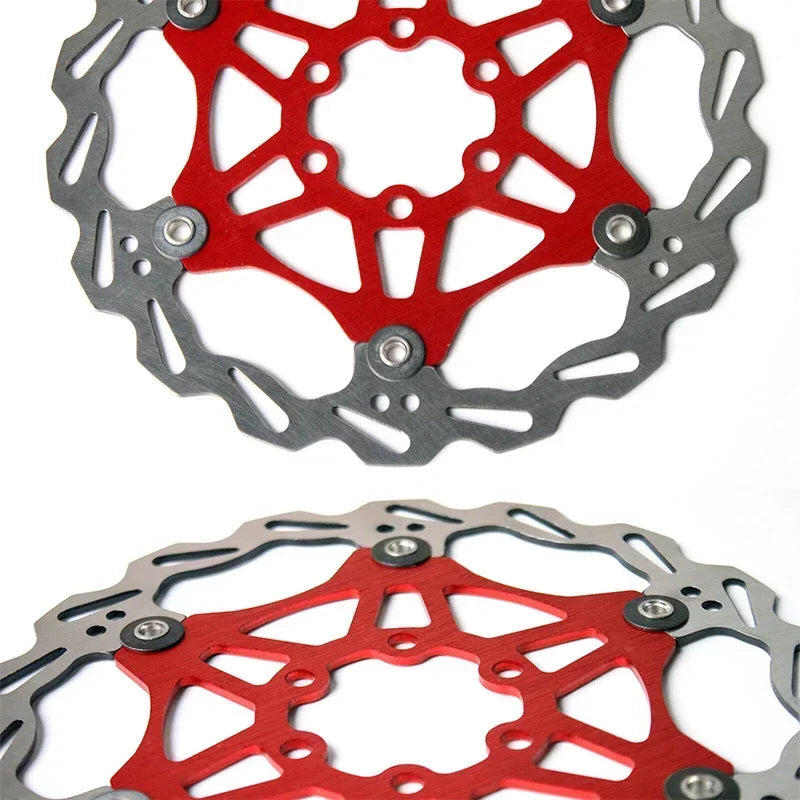 Floating Disc Brake Rotor - 160mm/180mm/203mm MTB & Road Bike - Ultralight Heat Dissipation Design