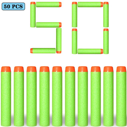 Soft EVA Foam Darts 7.2cm - 100 Pack Refill Bullets for Toy Blasters