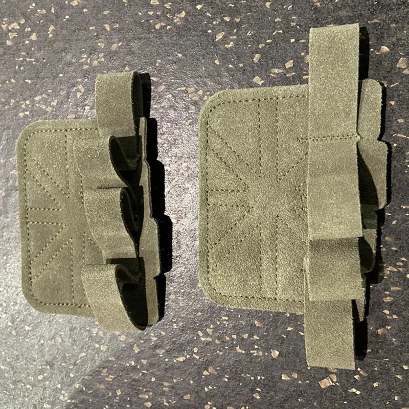Premium Leather Weight Lifting Gloves - Palm Protection for Men & Women - Fitness Training Grips for Weightlifting, Pull-Ups & Gymnastics