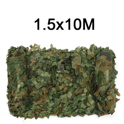 Oxford Polyester Camouflage Netting - 1.5m Wide Camo Net for Hunting, Shooting, Camping & Outdoor Concealment