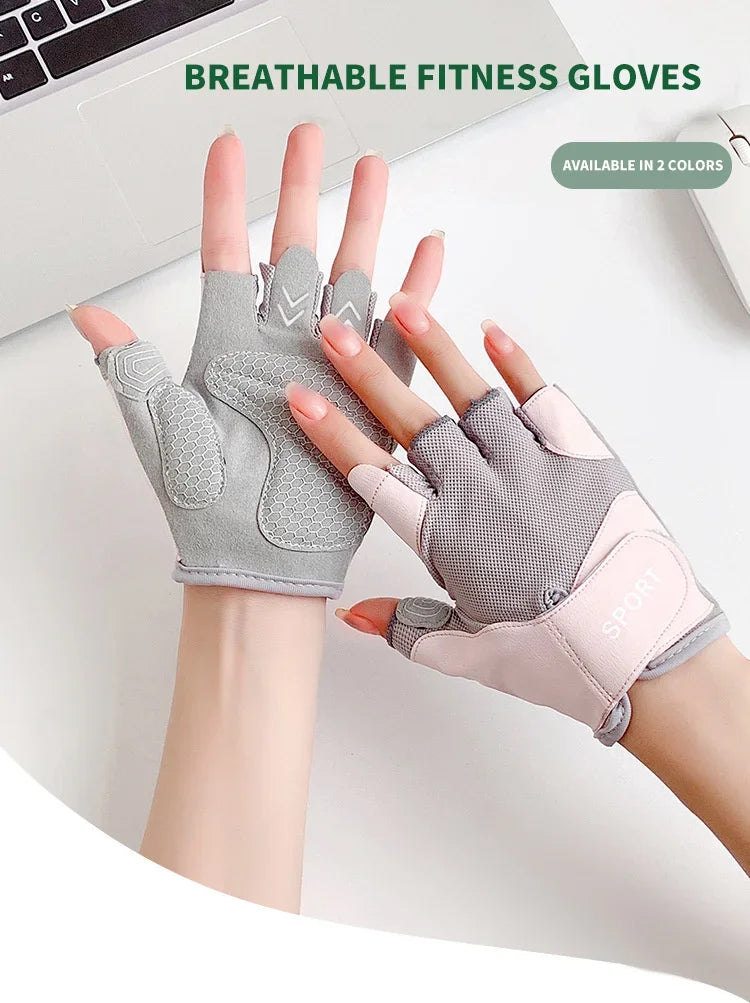 Lightweight Workout Gloves with Excellent Grip - Unisex - Weightlifting, Cycling, Exercise, Training, Fitness & Rowing