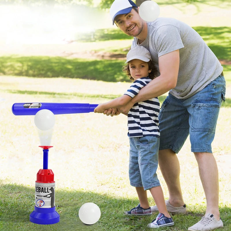 Adjustable Automatic Pitching Baseball Machine for Kids 3+ Years - Outdoor Toy Set Gift