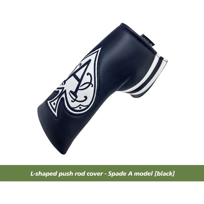 Golf Blade Putter Cover - Multiple Style Headcover with Magnetic & Hook-and-Loop Closure, Club Protective Headgear