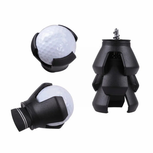 Golf Ball Picker Clamp - Rubber & Zinc Alloy Ball Pick-Up Tool for Training & Practice Accessories