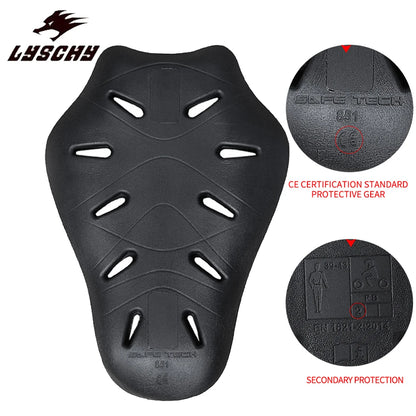 LYSCHY CE Level 2 Motorcycle Back Protector Armor - Built-in Body Protection for Motocross Racing