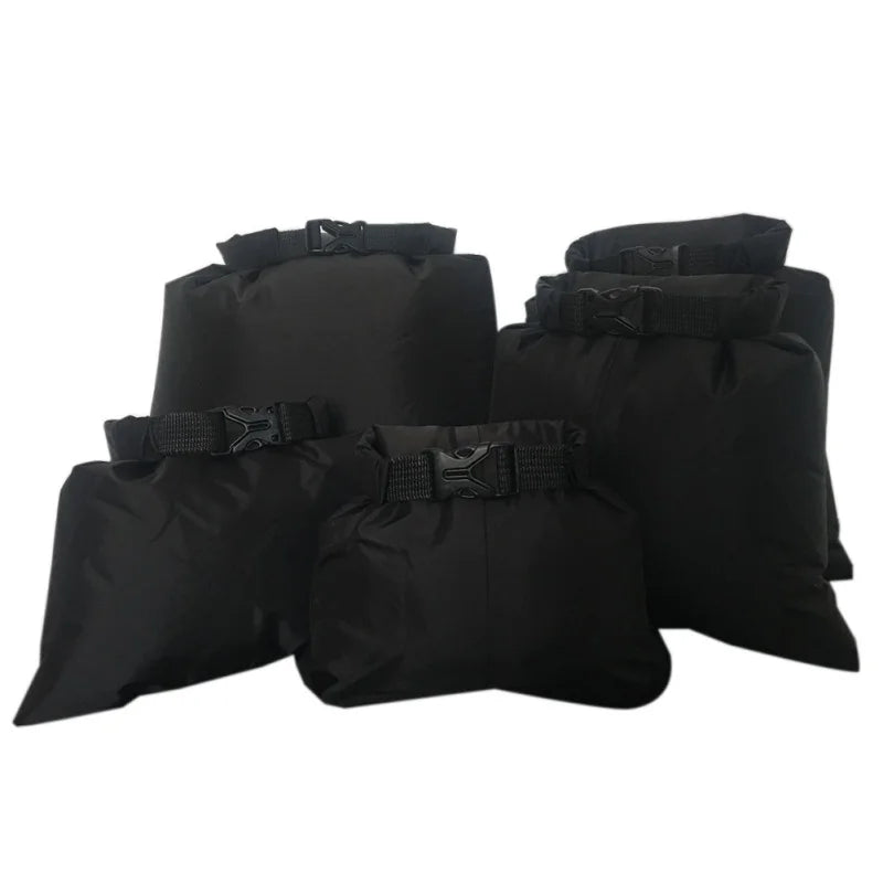 Waterproof Dry Bags Set of 5 - Multi-Purpose Storage Sacks for Camping, Hiking, Swimming, Kayaking, Rafting & Outdoor Adventures