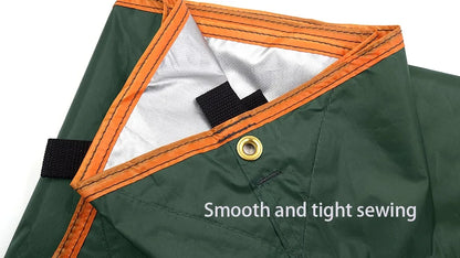 Waterproof Camping Tarp - 3500mm PU Coated 190T Polyester Sun Shelter with UV Protection - Multiple Sizes Available