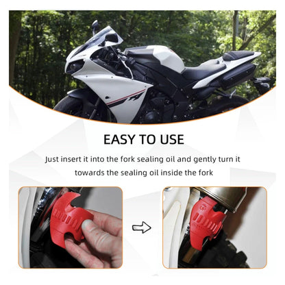 Motorcycle Inverted Fork Shock Absorber Cleaning Tool - Mud Remover & Maintenance Repair Tool