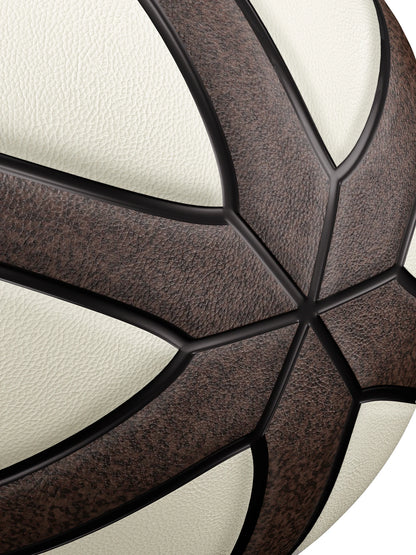 Professional Basketball Size 7 (29.5") - Premium PU Leather 4-Layer Construction Indoor/Outdoor Game Ball